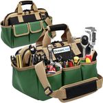 OceanLive 22 Pocket Heavy Duty Tool Bag | Tool Bag For Technician | Tool Bag For Electrician | Small Tool Bag | Tool Bag For Technician Heavy Duty | Electrician Tool Bag | Color - Green & Black