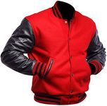 LP-FACON Baseball Letterman Jacket - Men Varsity Jacket - Mens lettermen Jackets