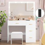 YITAHOME Vanity Desk Set with Large