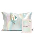 Kitsch Satin Pillowcase for Hair and Skin, Softer Than Silk Pillow Cases Queen, Cooling Satin Pillowcase with Zipper Closure, Pillow Case Cover, Satin Pillow Cases Standard Size (Aura, 1 Pack)