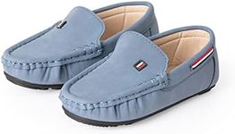 Kannior Boys Girls Leather Loafers 