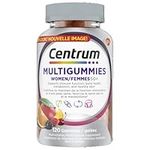 Centrum Women 50 Plus MultiGummies, Multivitamins/Minerals Gummies for Women 50+, Cherry, Berry, and Orange Flavours, 120 Gummies (Packaging May Vary)