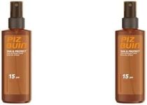 Piz Buin Tan and Protect Tan Accelerating Oil Spray SPF 15, 150 ml (Pack of 2)