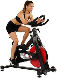 Sunny Health & Fitness SF-B1714 Evolution Pro Magnetic Belt Drive Indoor Cycling Bike, High Weight Capacity, Heavy Duty Flywheel