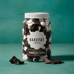 Bakefat India Baking Choco Chips-Topping And Decoration Candy For Ice Cream, Desserts And Baked Items/Chocolate Mini Choco-Chips Baking Ingredient-250 Grams (Twin Choco Chips)