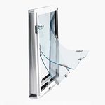 Hale Pet Door | Door Model | Cat & Dog Doors | Energy Efficient Double Vinyl Flaps | Locking Security Cover | Skilled Install Required | Heavy Frame of Extruded Aluminum | Steel Reinforced Corners