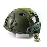 ATAIRSOFT PJ Type Tactical Paintball Airsoft Fast Helmet OD Green