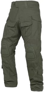 KRYDEX GEAR Pantaloni tattici da combattimento G3, con ginocchiere, militari, per attività all'aria aperta, softair, combattimento, pantaloni da caccia (mimetico), Ranger Verde, M