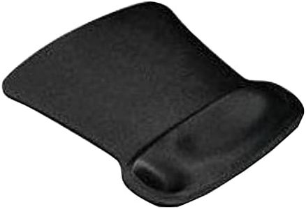 Allsop Ergoprene Gel Mousepad with Wrist Rest - Black (30191), 8" x 10" x 1"