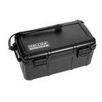 Herf-a-dor X15 Travel Humidor Cigar Case Waterproof & Airtight 15ct (Black)