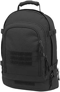 Mercury Tactical Gear Code Alpha 3 Day Stretch Tactical Backpack, Basic, Black, One Size