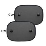 Car Sun Shade for Baby, 2 Pack Car Window Sun Shade Cover with 4 Suction Cups, Universal Baby Window Shade UV Protection Sun Visor for Cars (30 * 50cm)