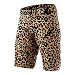 Troy Lee Designs Cycling Mountain Bike Trail Biking MTB Bicycle Shorts for Women, Lilium Short NO Liner, Leopard Bronze, Small