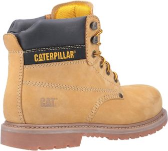 Caterpillar Men’s Powerplant Work Boots, UK 10 – Durable Leather