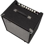 Fender 237-0306-900 Rumble 40 Bass Combo Amp V3, Black/Silver