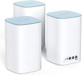 WAVLINK AX3000 WiFi 6 Mesh System 3 Pack - Covers up to 7300 Sq.Ft., Speeds up to 3.0 Gbps, Replaces Wireless Router and WiFi Extender Signal Booster, Easy Setup, Smart App Control