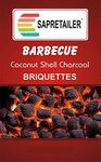 SAPRETAILER Coconut Shell Charcoal Briquettes for Barbecue 15Kg