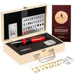 Premium Wood Burning Kit 43PCS, Dual Power Mode Wood Burner Pen Tool with 36Tips & Accesories, All in A Wood Storage Case - Complete Gift for Mastering The Art of Pyrography