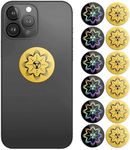 24K Gold Protection Sticker(6Pcs) add Shungite Stickers(6Pcs) from All Phones/Tablets/Laptops/All Devices (12 Pcs)