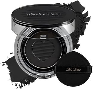 LALACHUU Hairline Powder Waterproof Concealing Hair Loss Instantly Root Touch Up for Women & Men Sweatproof Stain Proof for 120 Hours 0.32 Ounce, Natural Black