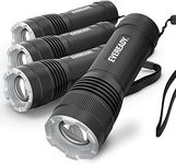 Eveready LED Torch, Super Bright Flashlight, Ideal for Emergencies, Camping and Outdoor Lights, Pocket Torch, Pack of 4