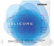 D'Addario Helicore Cello Single G String, 1/8 Scale, Medium Tension