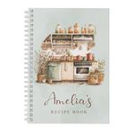 Personalised Recipe Book – Custom Cookbook Notebook, A5 A4 Wirebound Recipe Book, Gift for Bakers & Food Lovers, Handmade Kitchen Recipe Keepsake, Country Kitchen Design