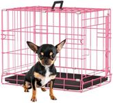 BestPet | Dog Crate | 18" | Pink | 