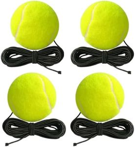 Esforzarse Tennis Trainer With String 4 Pcs, Training Ball and Replacement Ball, Accessories, Equipment Practice Training