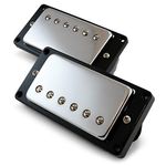 VANSON '57 Alnico II PAF style Chrome Humbucker SET (Neck & Bridge) for Gibson, Epiphone etc. (SET)