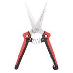 Housolution Pruning Shears, Secateurs, Heavy Duty Stainless Steel Gardening Hand Pruner Pruning Shear Ultra Sharp Multi-Purpose Garden Scissors for Fruit Picking, Trimming Plants Flowers, Black&Red