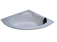 MADONNA Leo Acrylic 4.5 feet Corner Bath Tub (White)