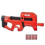 Nerf Fortnite Compact SMG Motorized Blaster, Ultra Red Wrap Design, 8-Dart Internal Clip, 8 Nerf Elite Foam Darts, Electric Nerf Semi Auto Fortnite Toy Blaster