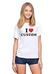 Custom I Love Shirt, Personalized I