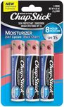 Chapstick Moisturizer (Black Cherry Flavor, 0.15 Oz) Tube, skin Protectant, Spf 15, 0.12 Oz