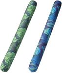 FindUWill Inflatable Swim Pool Noodles, 2 Pack Soft Fabric Covered Large Noodles, Premium Buoyancy for Swimming Toys, Pool Floats Toys for Adults