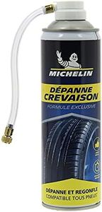 MICHELIN Répare-Crevaison 500ml, Tous pneus jusqu'à 245 mm, Voiture, SUV, Monospace, Utilitaires, Remorques, Caravanes