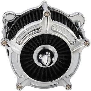 High-Performance Air Filter Cleaner for Harley Davidson Dyna FXDLS (2017), Softail (2016-2017), Touring (2008-2016), and Trike (2008-2016) Models Black