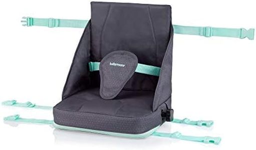 Babymoov Rehausseur Chaise Enfant Up&Go - Pliage Ultra Compact & Nomade - De 6 mois à 3 ans (15kg) - Evolutif Rehausse de 7 à 14cm - Confortable - Déhoussable & Lavable