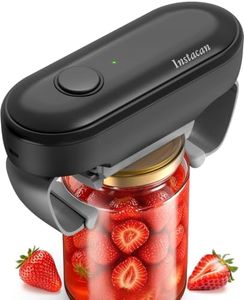 INSTACAN Effortless Rechargeable Electric Jar Opener Easy Opens Twist-Lid, One Handed and Comfort Automatic Lid Opener for Weak Hands & Seniors with Arthritis, Essential Kitchen Gadgets Gift for Home