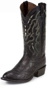 Tony Lama Bonham 13 Round Toe Mens Boot 9 DM US BlackIvoryOstrich