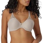 Bali Women's Minimizer Bra, Passion for Comfort Full-Coverage Underwire Bra, Seamless Cups, Toffee, 38C