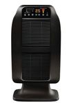 Honeywell HCE845BC HeatGenius™ Ceramic Multizone Space Heater for Bedroom, Indoor Use, Office, Home, Portable Electric Heater, With Tip Over and Overheating Protection, Quite Mode, Sturdy Base, Black