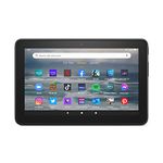 Amazon Fire 7 tablet, 7” display, read and watch, under $80 with 10-hour battery life, (2022 release), 16 GB, Black