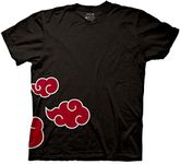 RIPPLEJUNCTION Ripple Junction Naruto Shippuden Itachi Clouds Adult T-Shirt Small Black