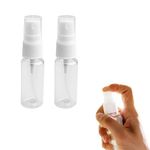 20ml Spray Bottle, 2 PCS Travel Spray Bottle Mini Spray Bottle Small Spray Bottles 20ML Transparent Fine Mist Sprayer Bottles Plastic Empty Refillable Atomiser with Flip Caps Holiday Travel Bottle