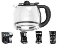 Coffee Machine Replacement 12CUP Glass Carafe, Fit With Hamilton Beach 49902/04 Coffee Maker, 12 cup coffee maker 449902 49904 49915 49905 49317 49467 49611 49934 46290 46299 46293 43874 49630 49615