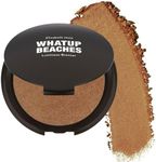 Elizabeth Mott Whatup Beaches Bronzer Face Powder Contour Kit - Vegan & Cruelty Free Facial Bronzing Powder Palette for Contouring, Highlighting & Sun Kissed Makeup Finish - Luminous Glow Shade (10g)