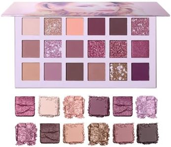 Ucanbe Nuevo 18 Colores Maquillaje Paleta de Sombra de Ojos Brillo Mate Pigmentado de Alta Durabilidad Rosa Pallete Cosméticos