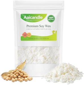 2.5LB Soy Wax for Candle Making – Large Bulk Natural Soy Wax Flakes for DIY Craft Kits, Scented Candles & Organic Candle Supplies - (1.1kg / 40 oz)